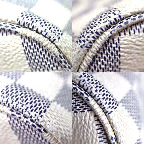 Louis Vuitton PM Damier Canvas White Bag Neverfull Tote - Picture 10 of 13
